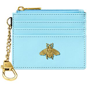 SEAVILIA Bee Keychain Card Holder Wallet w/ ID Window & RFID Blocking (various) $4.99 + Free Shipping w/ Prime or on $35+