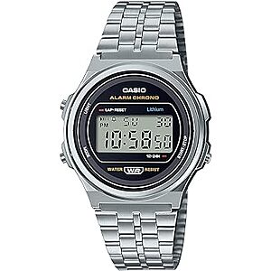 Casio Digital Quartz Watch w/ Stainless Steel Band (A171WE-1ACF) $27.57 + Free Shipping w/ Prime or on $35+