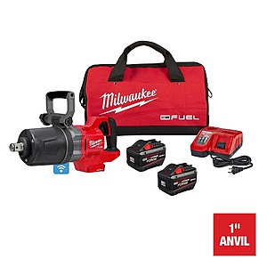 M18 FUEL 18V Lithium-Ion Brushless Cordless 1 in. Impact Wrench with D-Handle Kit with Two 12.0 Ah Batteries $645.61