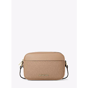 Michael Kors Jet Set Small Signature Logo Camera Crossbody Bag $44