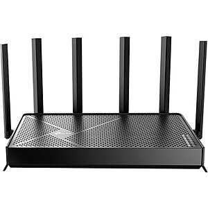 $114.99: TP-Link Archer BE6500 Dual-Band Wi-Fi 7 Router, Black
