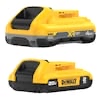 YMMV: DEWALT 20V 2ah battery and 4ah powerpack, Lowes - $57