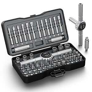 Strebito 71-in-1 T-Handle Ratchet Screwdriver Set $12 AC @amazon
