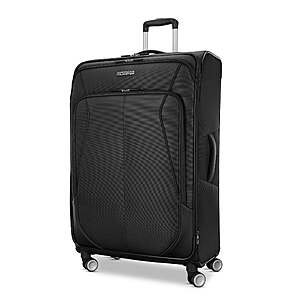 American Tourister 4 Kix 3.0 Softside Large Checked Spinner Suitcase - Black $42