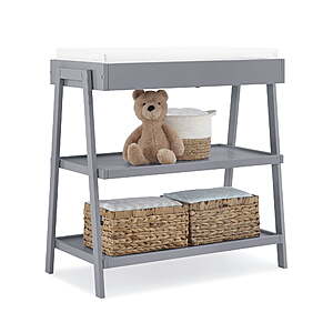 Delta Children Scout Changing Table - Greenguard Gold Certified, Grey $40