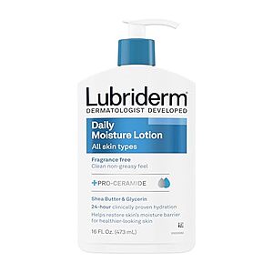 [SnS, AC] $5.39* | 16-Oz Lubriderm Fragrance Free Daily Moisture Lotion + Pro-Ceramide at Amazon