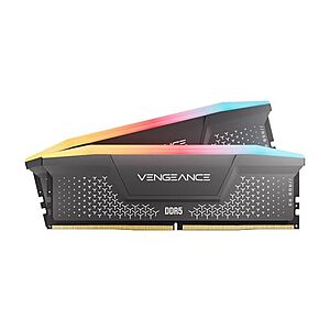 $347.99 | CORSAIR Vengeance RGB RS DDR5 RAM 32GB (2x16GB) at Woot!