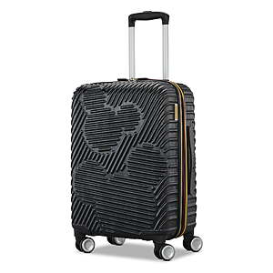 Disney x American Tourister All Ages Mickie Mouse Carry On Suitcase with Spinner Wheels - Black $43.36