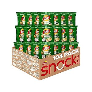 $24.99 | 104-Pack 1-Oz Lay's Potato Chips (Sour Cream & Onion) at Woot!