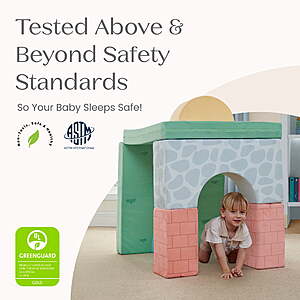 Delta Children 7-Piece Foam Fortress Castle Creek Playset $59.60 + Free Shipping w/ Walmart+ or on $35+