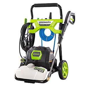Greenworks 2000-PSI 1.2-GPM Cold Water Electric Pressure washer with 4 Spray Tips one_size | PW205A $129
