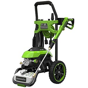 Greenworks 2100-PSI 1.2-GPM Cold Water Electric Pressure washer with 4-in Spray Tips one_size | GPW2100 $149