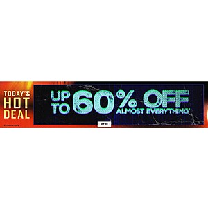 Hot Topic Today Only: up to 60% off almost everything
