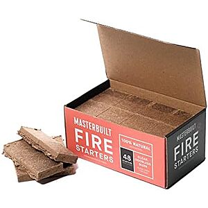 [AC] $8.38* | 48-Count Masterbuilt Pure-Parrafin All-Natural Odorless Wax Fire Starters at Amazon