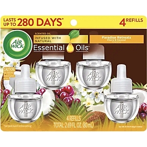 4-pack Air Wick Plug-In Scented Oil Refills - Paradise Retreats- Home Depot YMMV