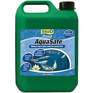 [NEW, SnS] $22.23 | 101.4-Oz Tetra Pond AquaSafe, Makes Tap Water Safe For Pond Fish at Amazon