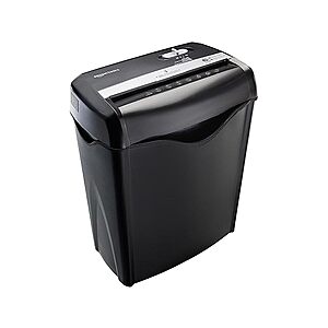 $21.59 FS PRIME WOOT AC Amazon Basics 6-Sheet Cross-Cut Paper and Credit Card Shredder w 3.8 Gallon Bin