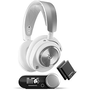 $229.99** | SteelSeries Arctis Nova Pro Wireless Multi-System Gaming Headset - White at Amazon