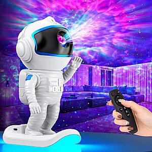 Stbands Astronaut Galaxy Projector Star Night Light for Kids Bedroom $12.99