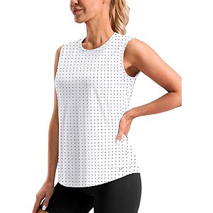 Viodia Women's Sleeveless Loose Fit Workout Tops $8.83