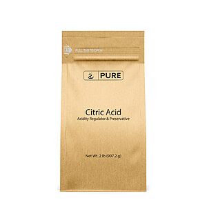 4lb Pure Original Ingredients Citric Acid for $8.97 or less with S&S + Free Shipping w/ Prime or on $35+