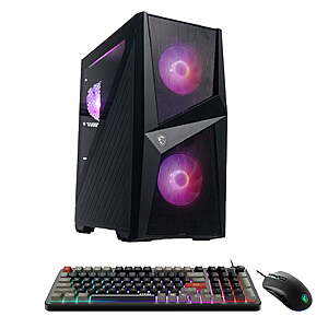 MSI Codex Z2C Gaming Desktop: Ryzen 7 8700F, RTX 5060TI (8GB), 16GB DDR5, 1TB SSD $1099