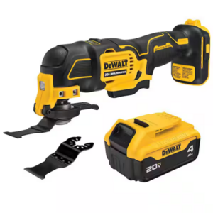 Dewalt ATOMIC 20V MAX Lithium-Ion Cordless Brushless Oscillating Tool Kit with 4.0 Ah Battery and (2) Blades $129