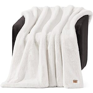 UGG Euphoria 50" x 70" Reversible Faux Fur Throw Blanket (White) $44.54 + Free Shipping