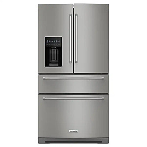 KitchenAid - 36 in. Wide 26 cu. ft. Multi-Door French Door Refrigerator with Platinum Interior - Stainless Stee $2099.99 Bestbuy.com