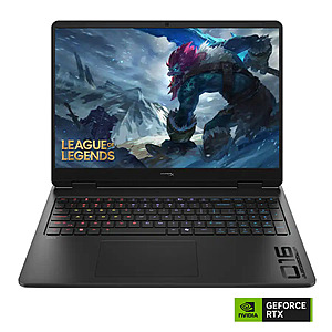HyperX - OMEN 16" 165Hz 2.5K OLED Gaming Laptop - AMD Ryzen 9 8940HX (2025) - 16GB Memory - NVIDIA GeForce RTX 5060 - 1TB SSD - Shadow Black $1549.99 Bestbuy.com