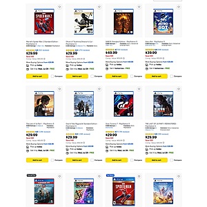 Save on select 1st Party PlayStation Games @ Best Buy