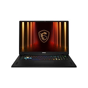 MSI Vector A18 HX (Cert. Refurb): 18" QHD+ 240Hz IPS, Ryzen 9 9955HX, RTX 5070Ti, 32GB DDR5, 1TB SSD, Cooler Boost 5 Dual-Fan System w/ Vapor Chamber $1999.99