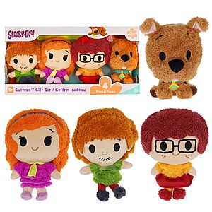 4-Piece Scooby-Doo 6" Cuteeze Plush Set (Scooby, Shaggy, Velma & Daphne) $18.42 + Free Shipping w/ Prime or on $35+