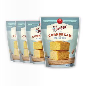 4-Pack 13-Ounce Bob's Red Mill Signature Cornbread Baking Mix $11.29 w/ S&S + Free Shipping w/ Prime or on $35+