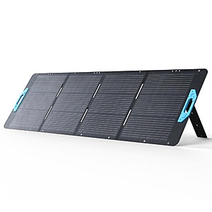 Anker 200-Watt Monocrystalline Portable Solar Panel for Power Station/Generator, IP67 Waterproof, 4-Angel Adjustable $299