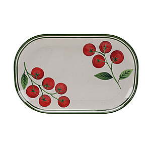 Better Homes and Gardens 15.6" Bamboo Melamine Serving Tray (Tomato or Olive) $2.48 + Free Shipping w/ Walmart+ or on $35+