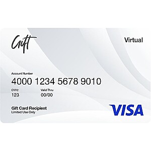 Fee-Free $200 Visa e-Gift Cards @ Staples Online