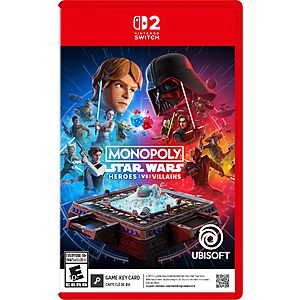 Monopoly Star Wars Heroes vs. Villains (Nintendo Switch 2) $25.64 + Free S&H w/ Prime or $35+