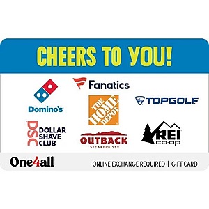 $100 One4All Swap Card (Various Merchants) + $10 Target Gift Card (Online and In-Store)