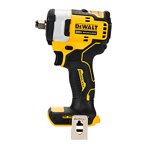 DEWALT DCF911B Impact Wrench 20V 1/2 in square Hog ring anvil 250 ft-lbs torque Cordless $119