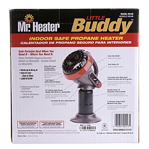 (Open Box) Mr. Heater F215161 Little Buddy Indoor Safe Propane Heater $28.52