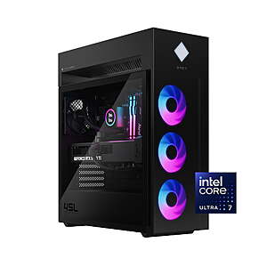 HP OMEN 45L Gaming Desktop PC: Intel Ultra 7 265K, RTX 5070 Ti, 32GB DDR5, 1TB SSD, Win 11 Pro $1999
