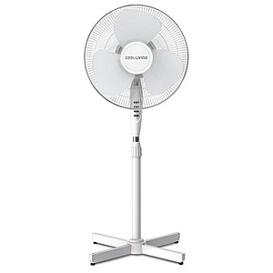16" Cool Living Stand Fan (White) $19.99 + Free Store Pickup at Boscov's or Free Shipping $49+
