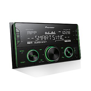 Pioneer MVH-S622BS Double Din Car Stereo with Bluetooth, USB $107.99 + Free S&H at Amazon