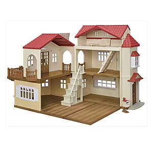 $49.99: Calico Critters - Red Roof Home - Country Home - 2025 Secret Attic Playroom at Amazon