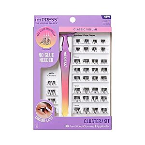 [NEW] $8.50 | Kiss Impress Falsies Self Adhesive Eyelashes at Amazon