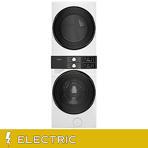 COSTCO: Whirlpool Laundry Tower 4.5 cu. ft. Washer and 7.4 cu. ft. Electric Dryer $1250