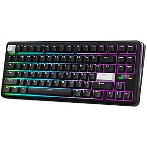 $35.20* | EPOMAKER TH85 QMK/VIA 84-Key Wireless RGB Gasket Keyboard (Linear Switches) at Amazon