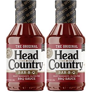 2-Pack 20-Ounce Head Country Original Bar-B-Q Sauce $5.94 + Free Shipping w/ Prime or on $35+