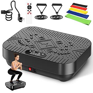 Vibration Plate for Lymphatic Drainage Vibrating Plate Exercise Machine $47.29